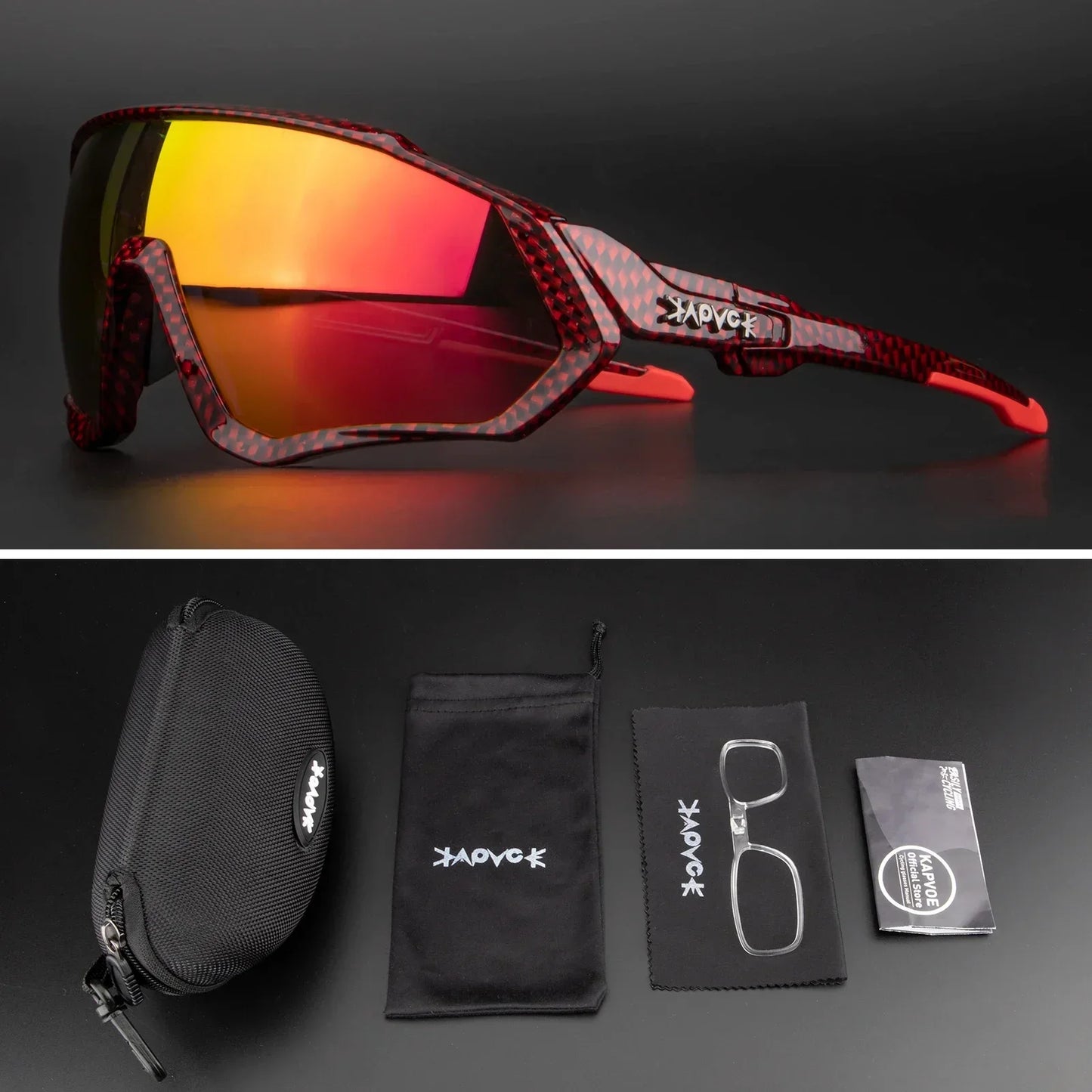 Kapvoe cycling glasses
