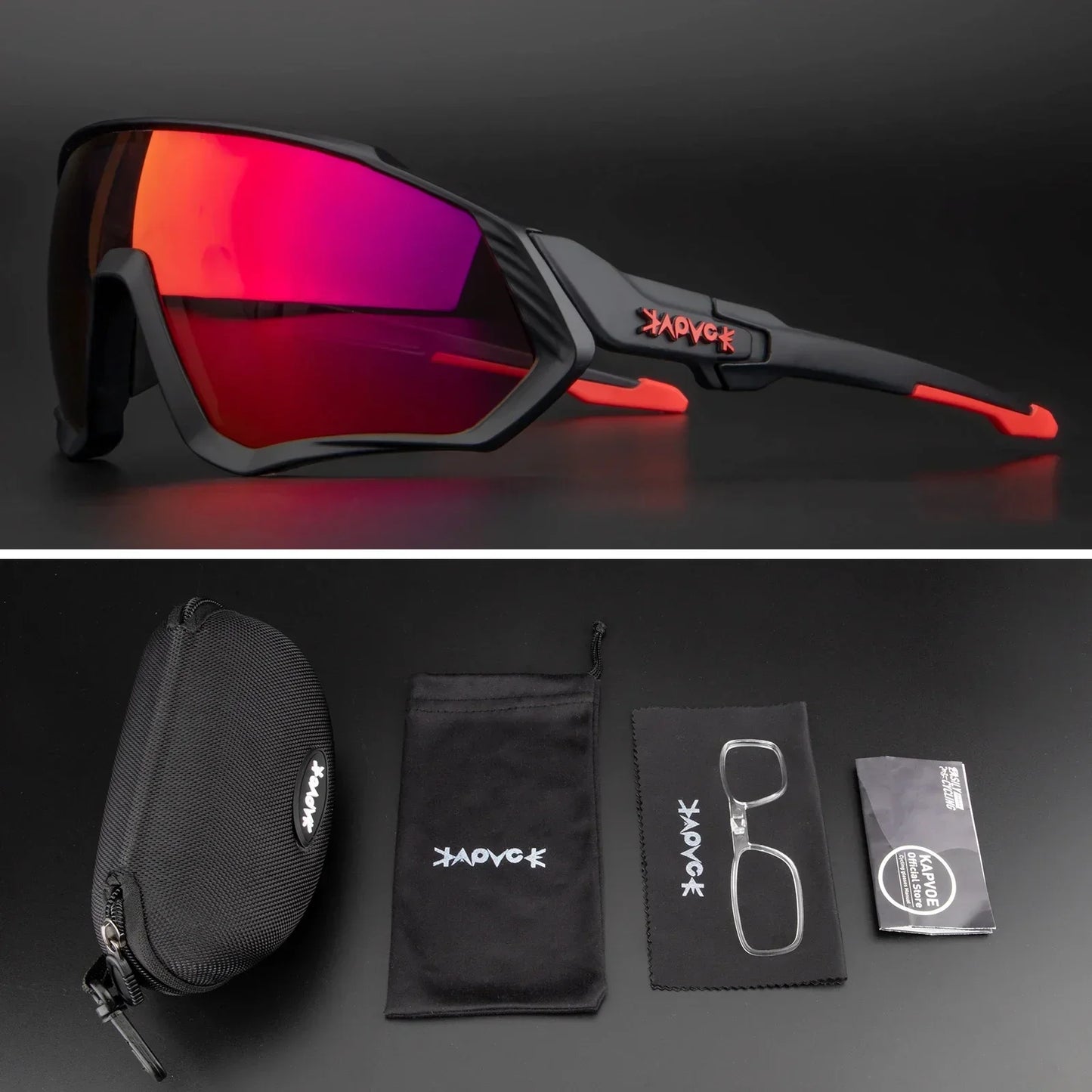 Kapvoe cycling glasses