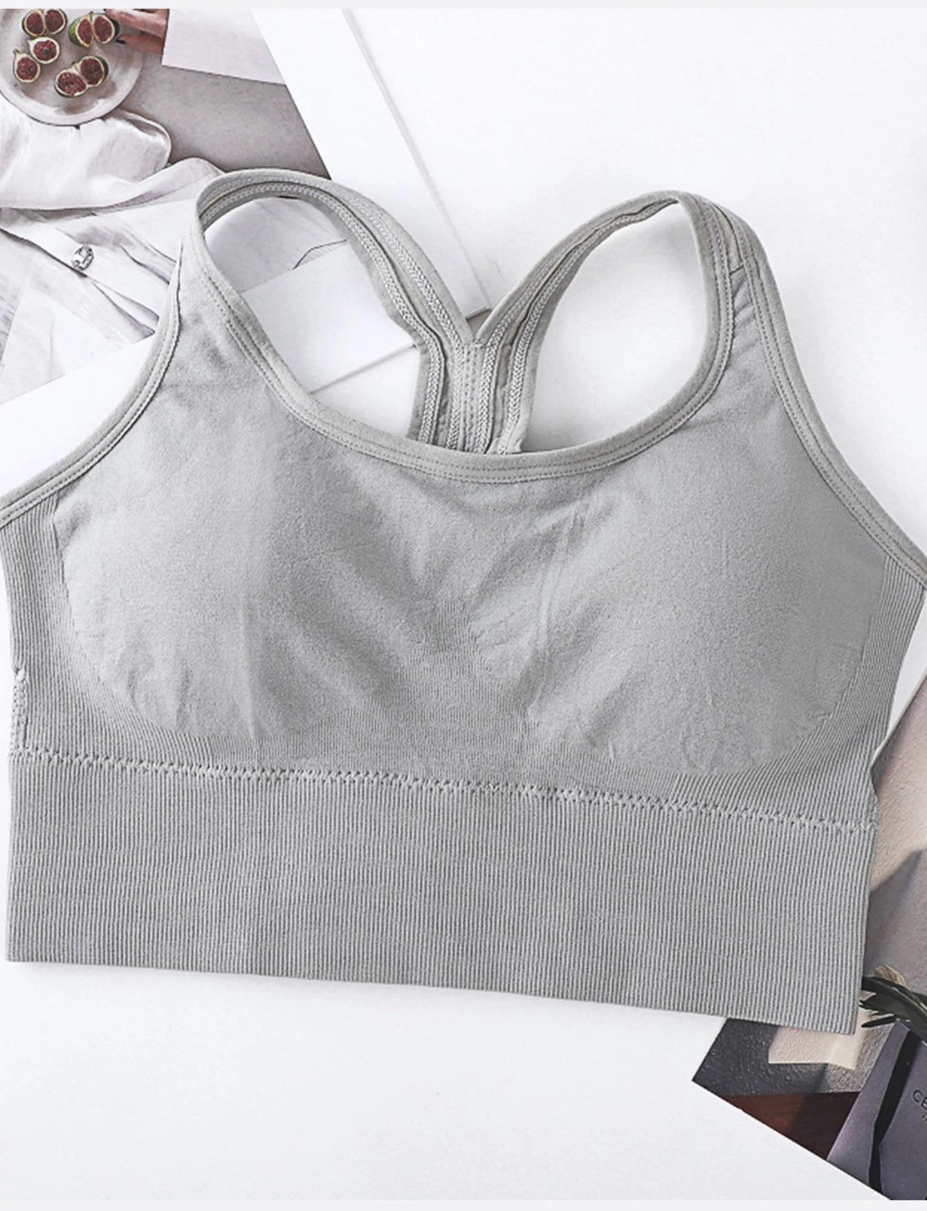 Women's racerback sports bra