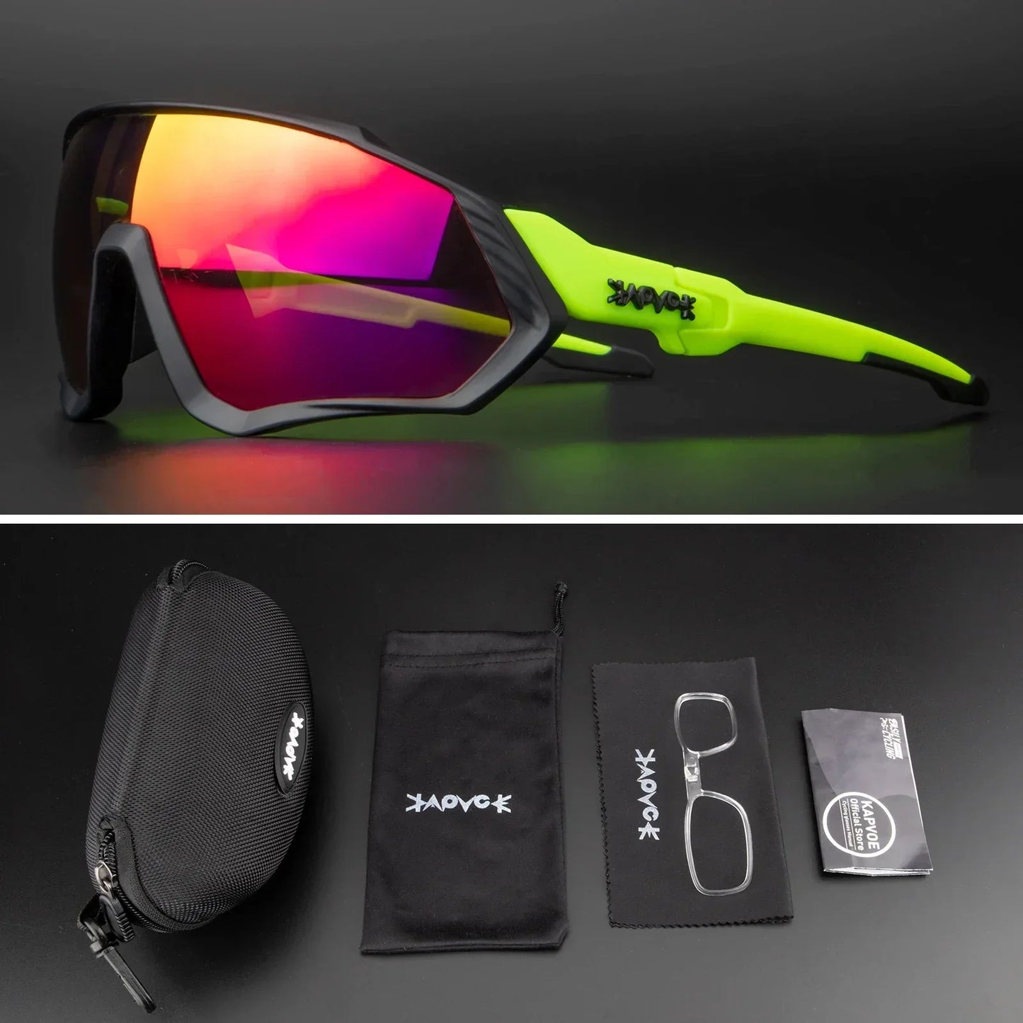 Kapvoe cycling glasses