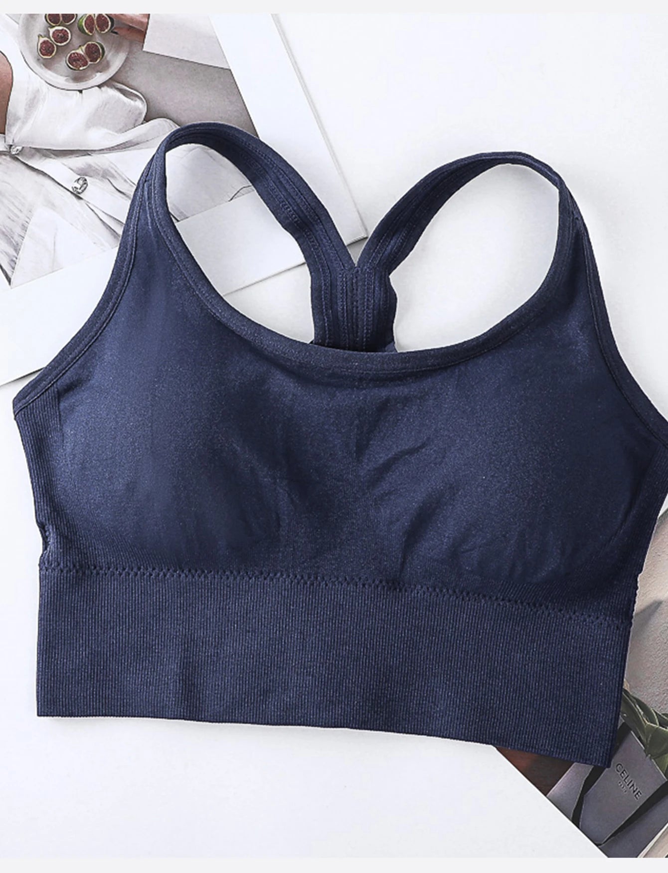 Women's racerback sports bra