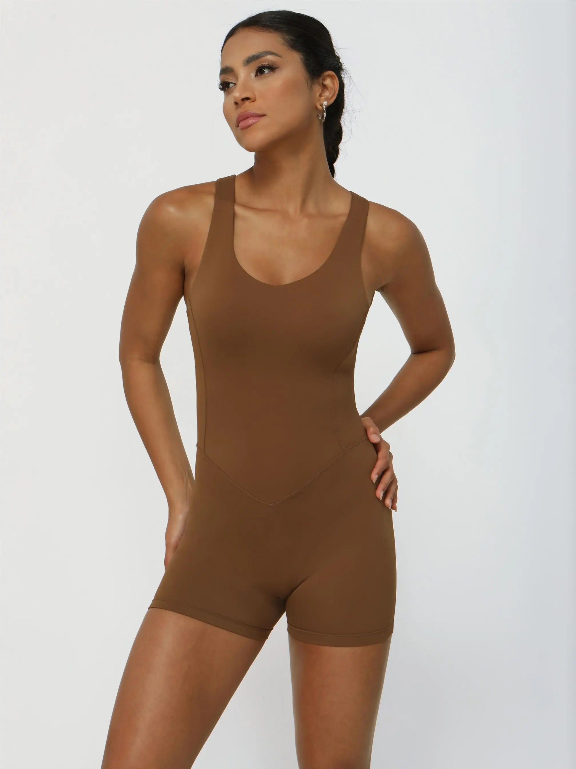 Women's open-back yoga jumpsuit - summer model