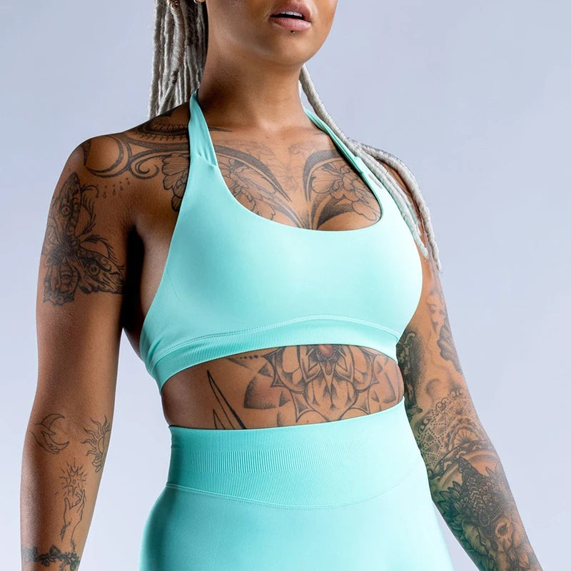 Women's Seamless Padded Sports Bra