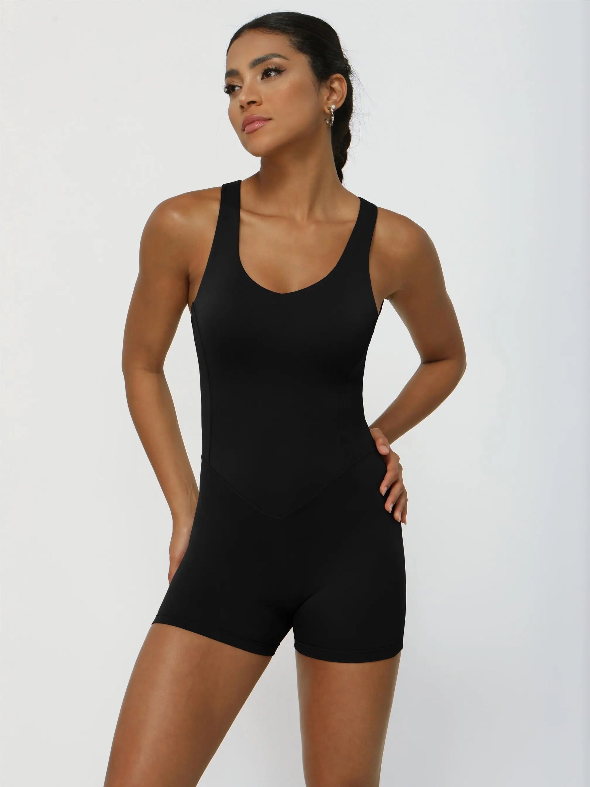 Women's open-back yoga jumpsuit - summer model