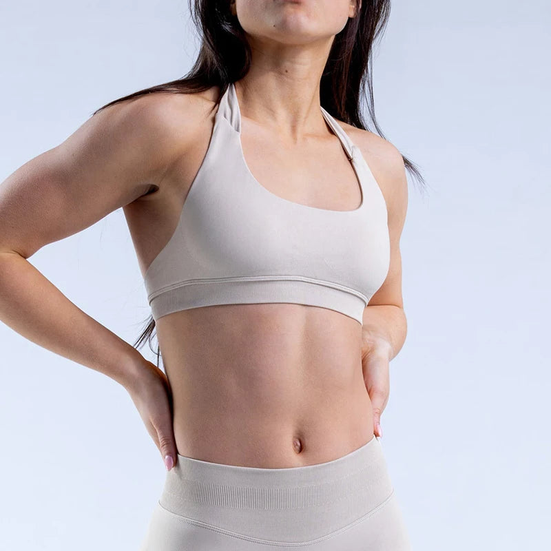 Women's Seamless Padded Sports Bra