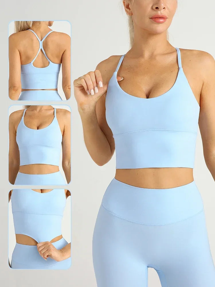 Women's Y-shaped sports bra