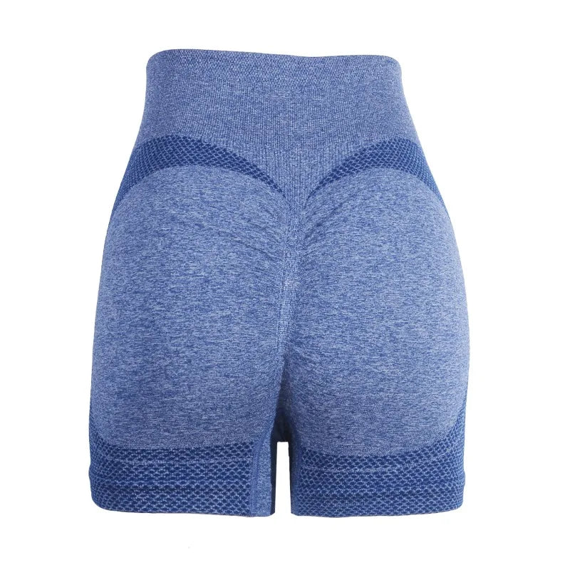 Naisten korkeavyötäröiset treenileggingsit, shortsimalli