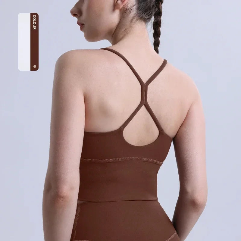 Women's Y-shaped sports bra
