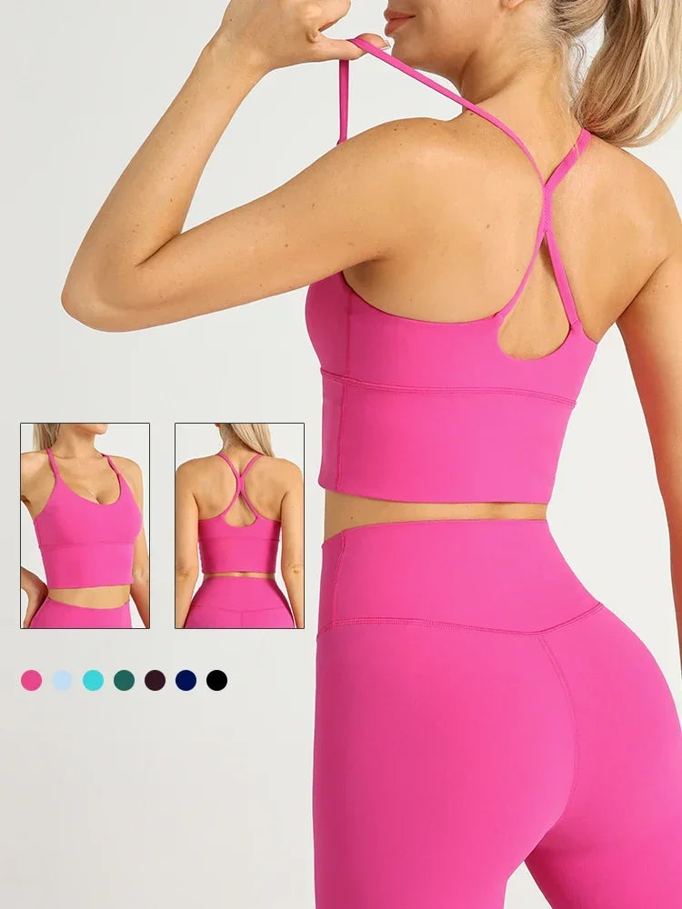 Women's Y-shaped sports bra