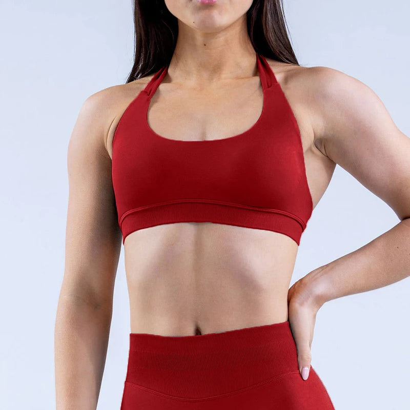 Women's Seamless Padded Sports Bra