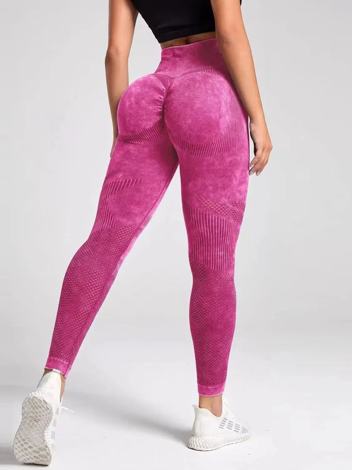 Women's high-waisted detailed sports leggings