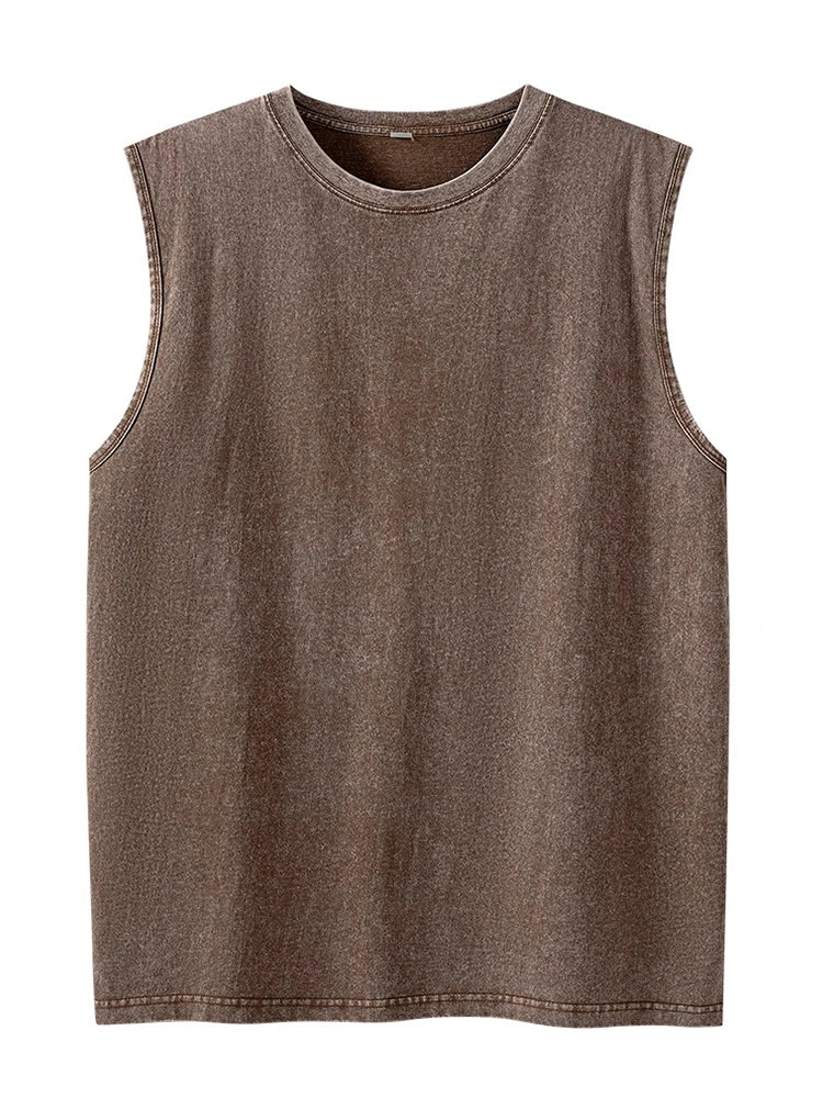 Sleeveless leisure shirt for men
