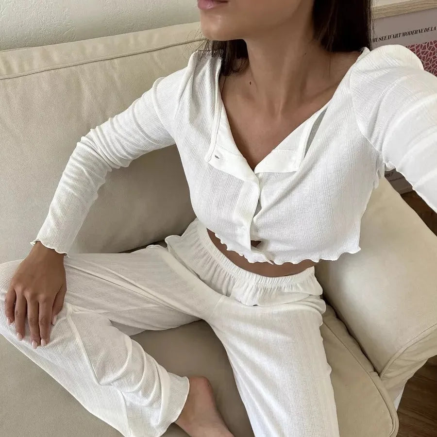 Women's long-leg pajama set