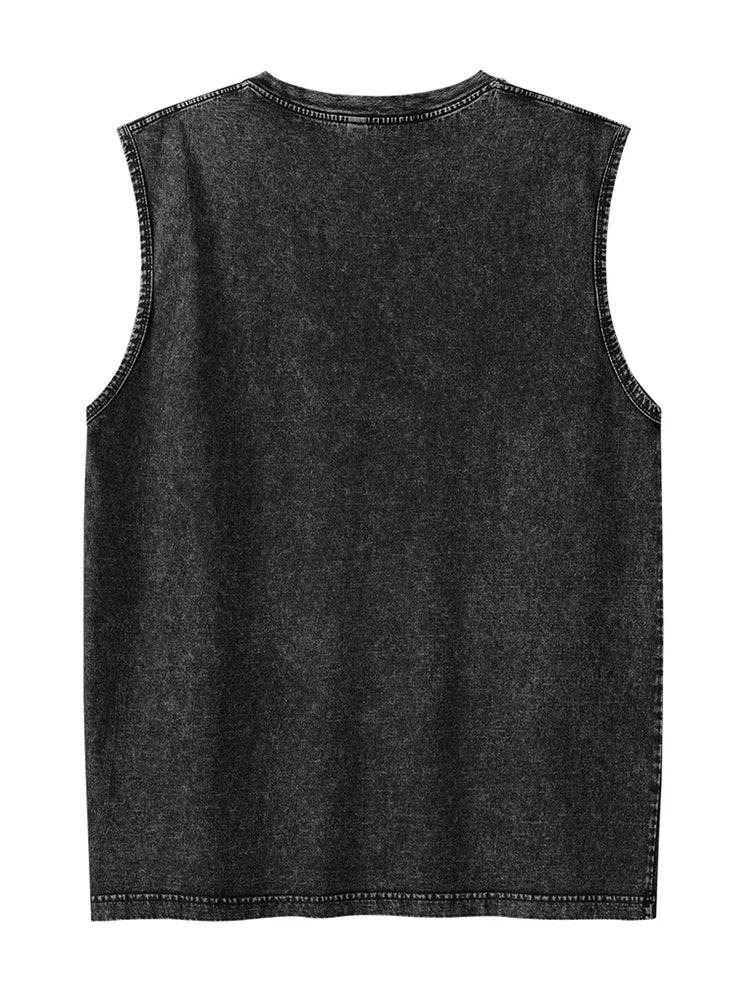 Sleeveless leisure shirt for men