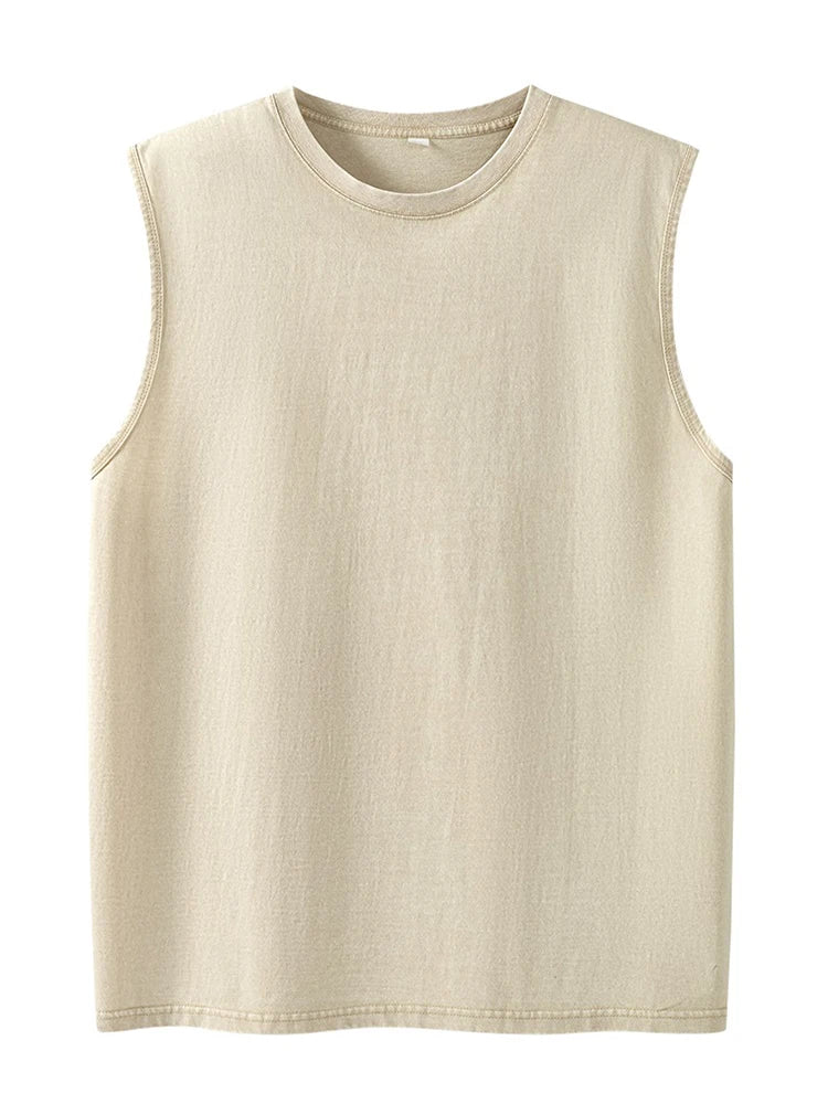 Sleeveless leisure shirt for men