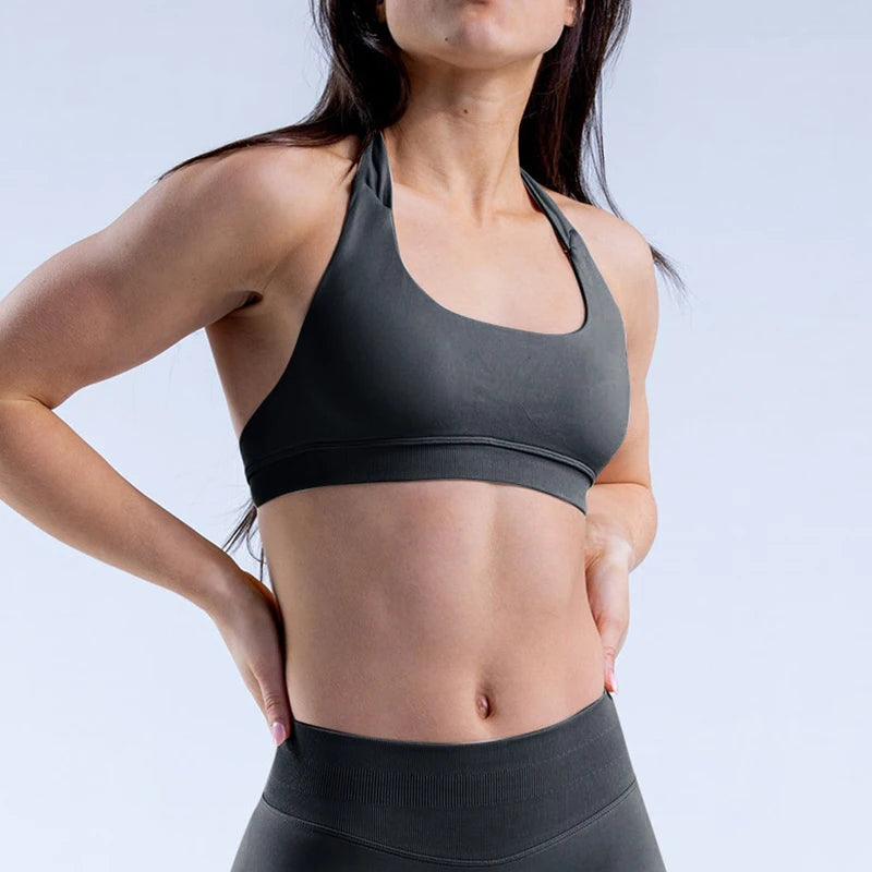 Women's Seamless Padded Sports Bra