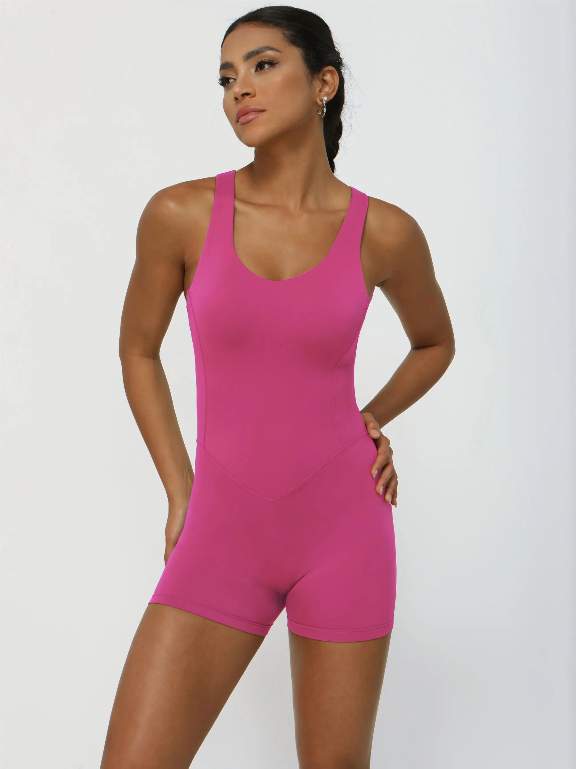 Women's open-back yoga jumpsuit - summer model