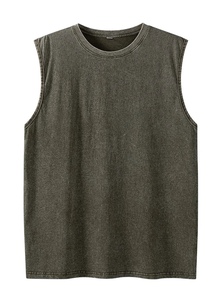 Sleeveless leisure shirt for men