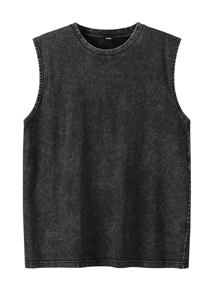 Sleeveless leisure shirt for men