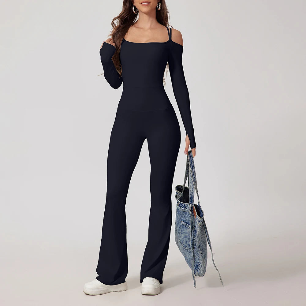 Women's wide-leg jumpsuit