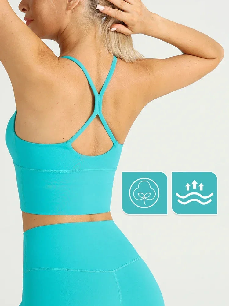 Women's Y-shaped sports bra