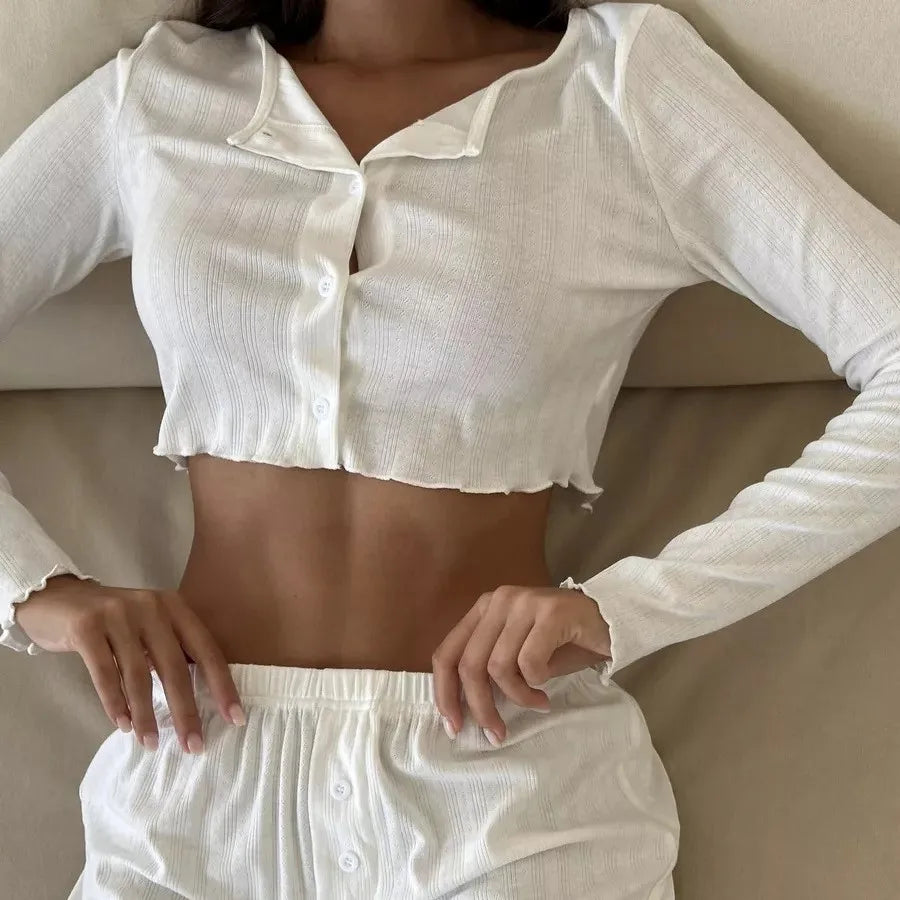 Women's long-leg pajama set