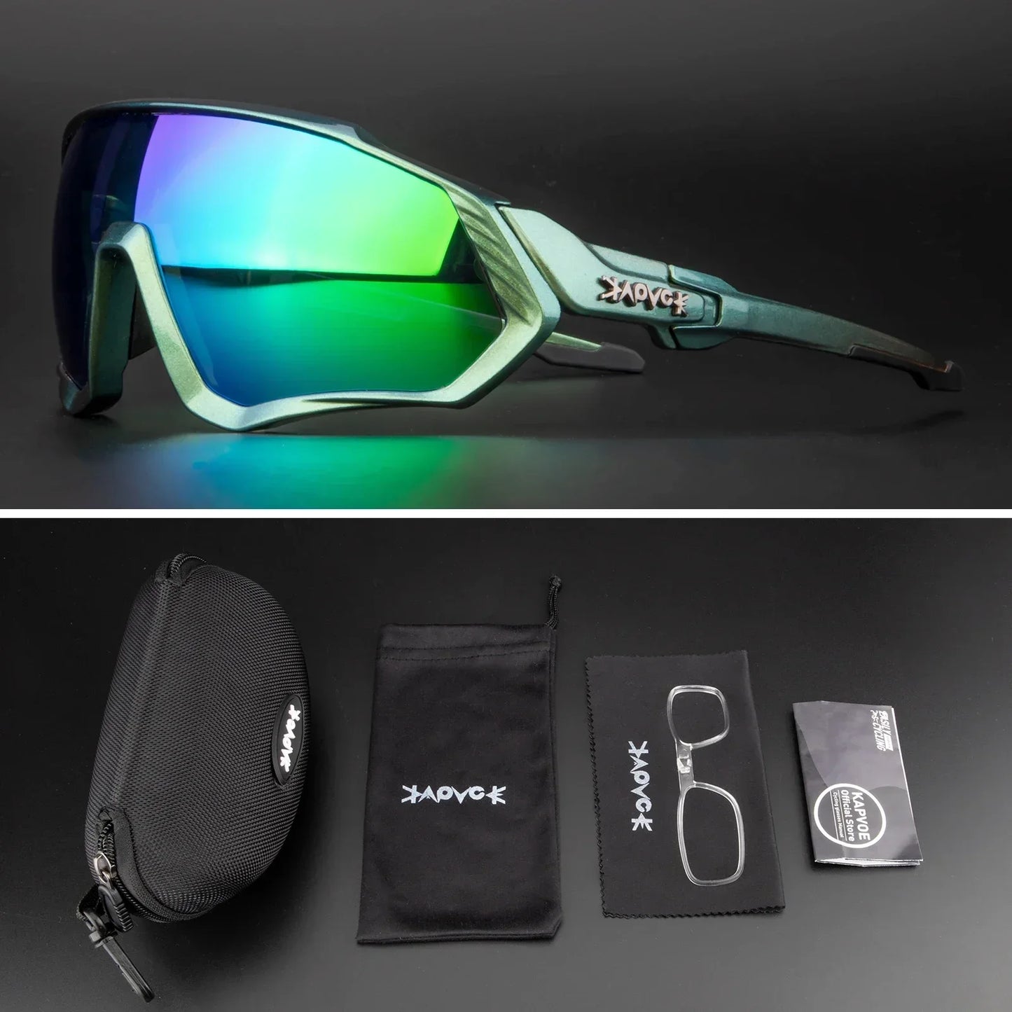 Kapvoe cycling glasses