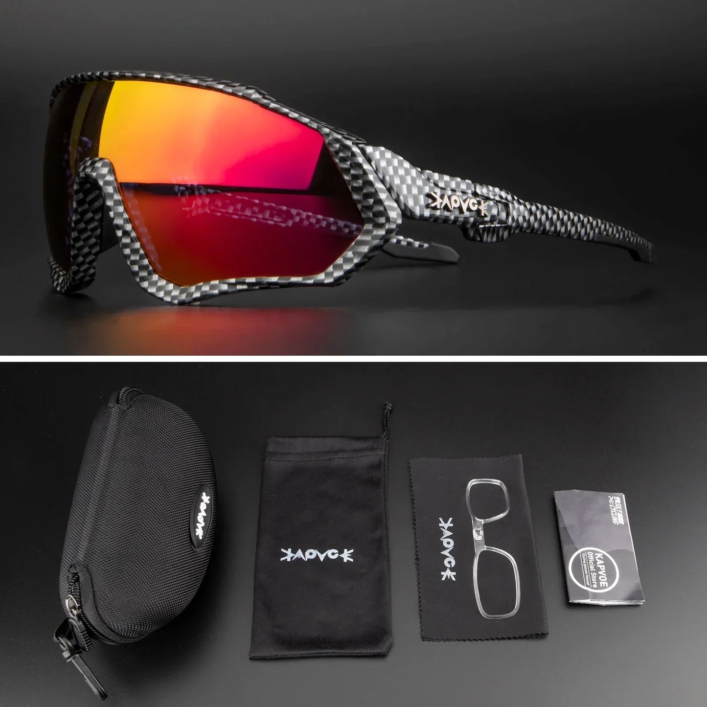 Kapvoe cycling glasses