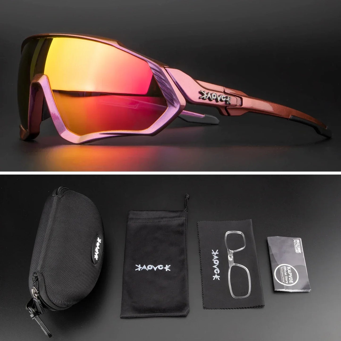 Kapvoe cycling glasses
