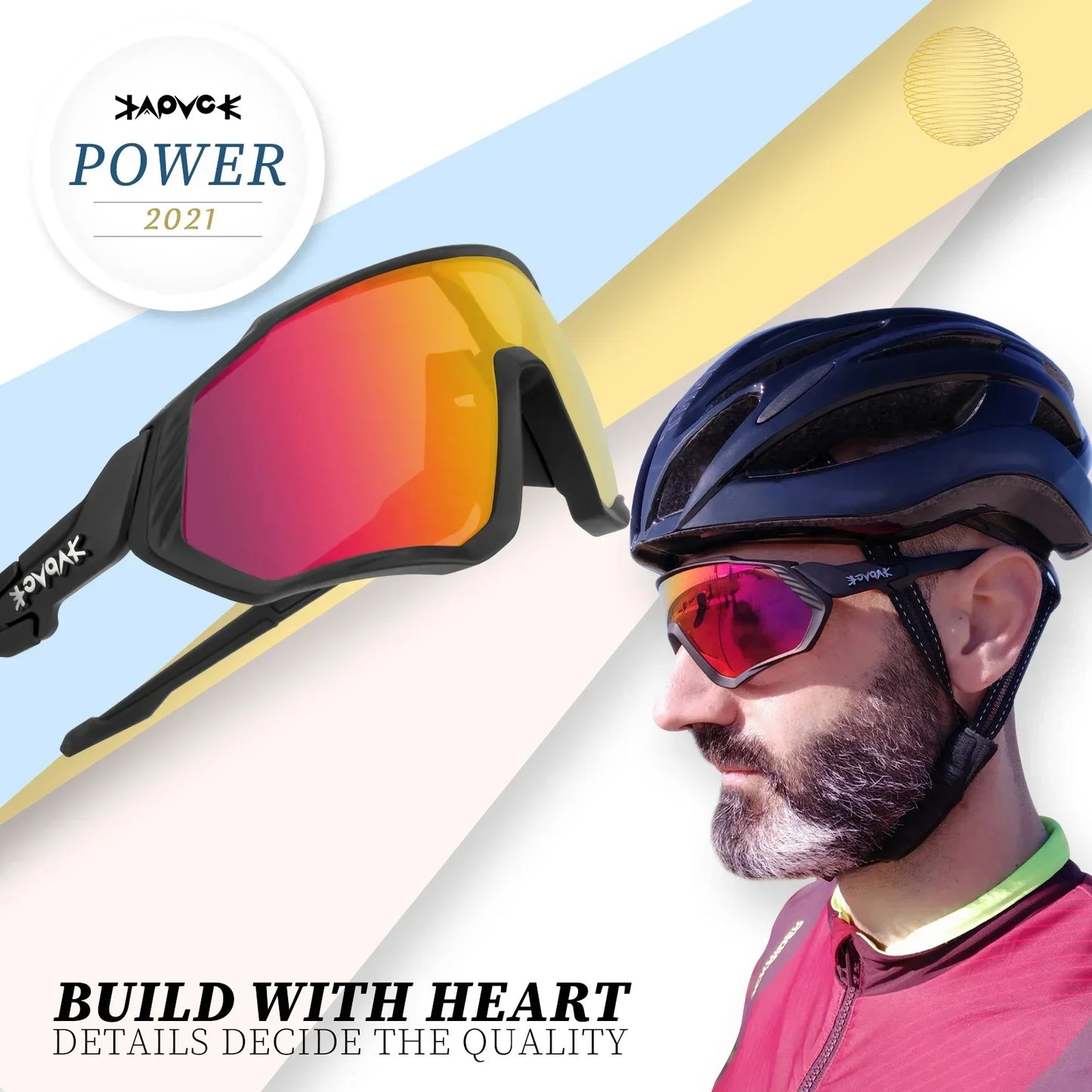 Kapvoe cycling glasses