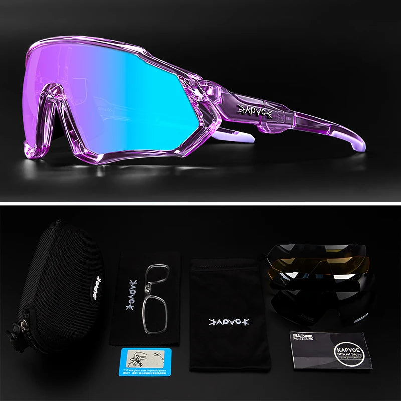 Kapvoe cycling glasses