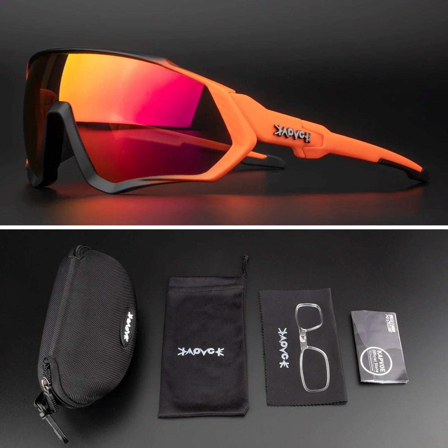 Kapvoe cycling glasses