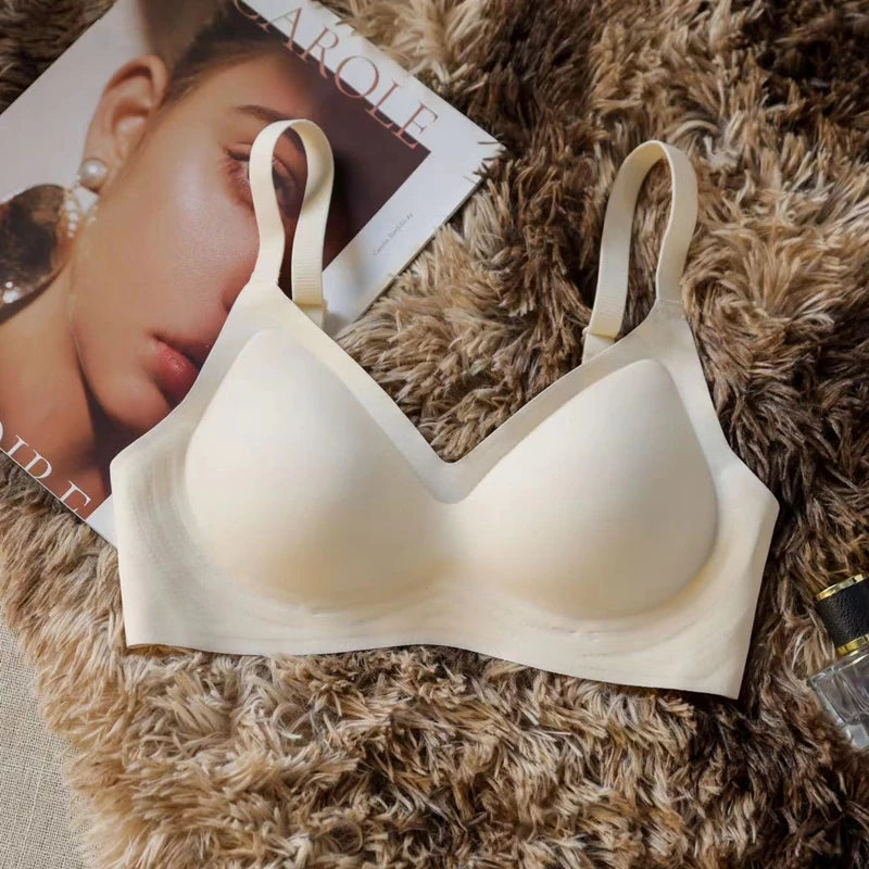Non-wired push-up bras