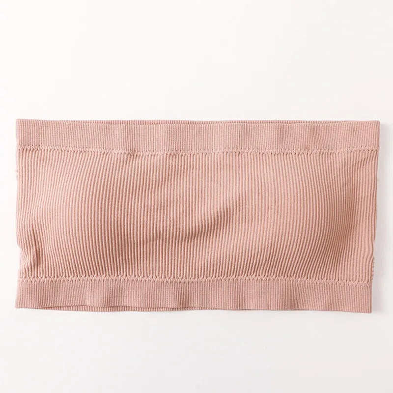 Strapless bandeau top