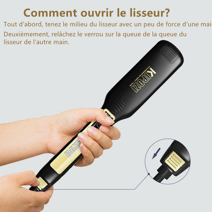 Professional hair straightener