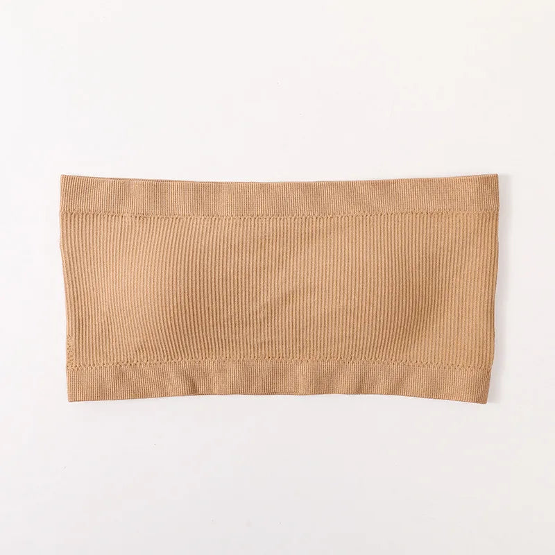 Strapless bandeau top