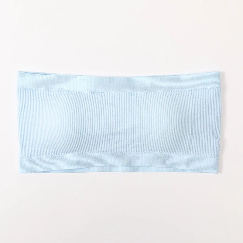 Strapless bandeau top