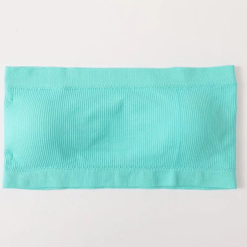 Strapless bandeau top