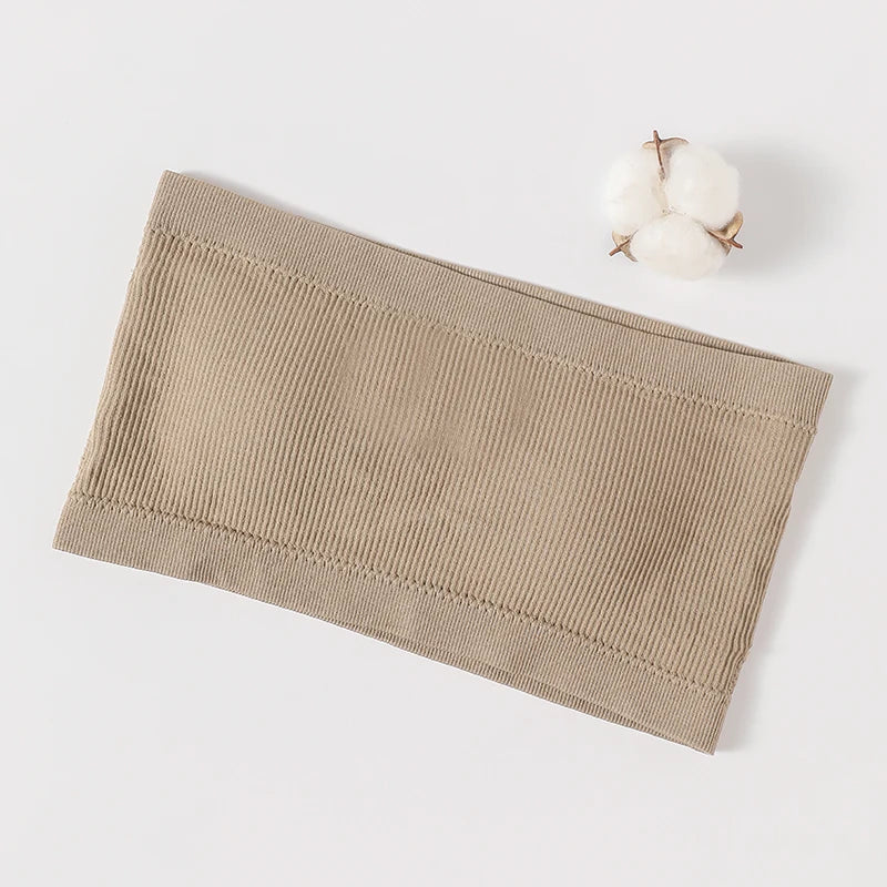 Strapless bandeau top