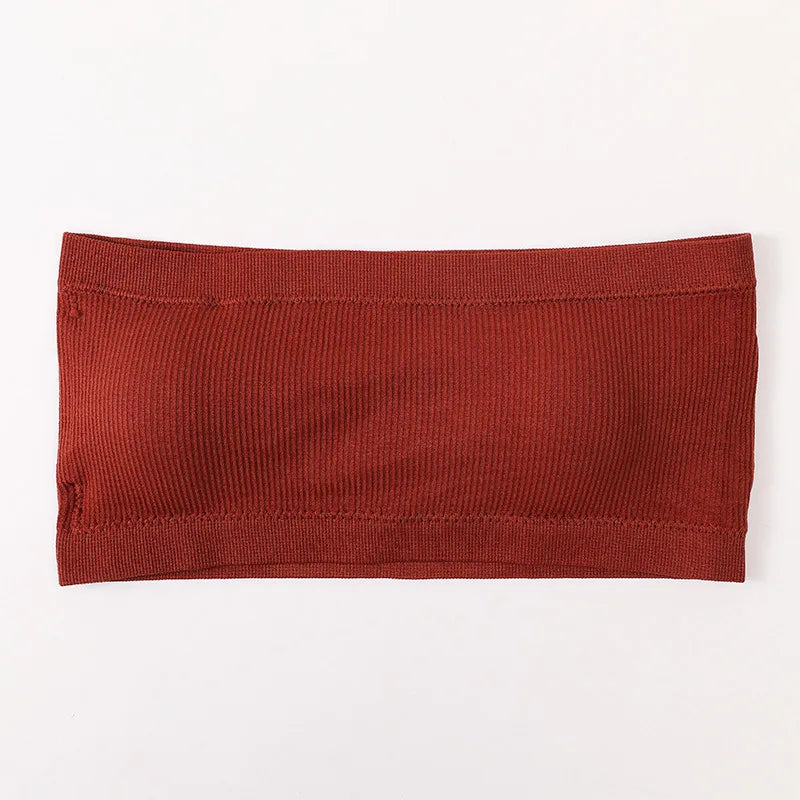 Strapless bandeau top