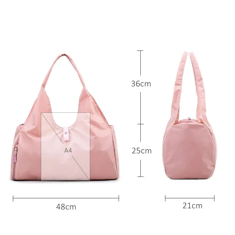 Yoga mat and gym bag