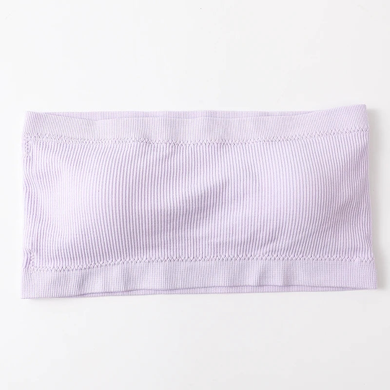 Strapless bandeau top