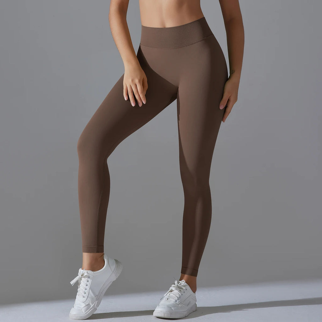 Seamless push-up leggings