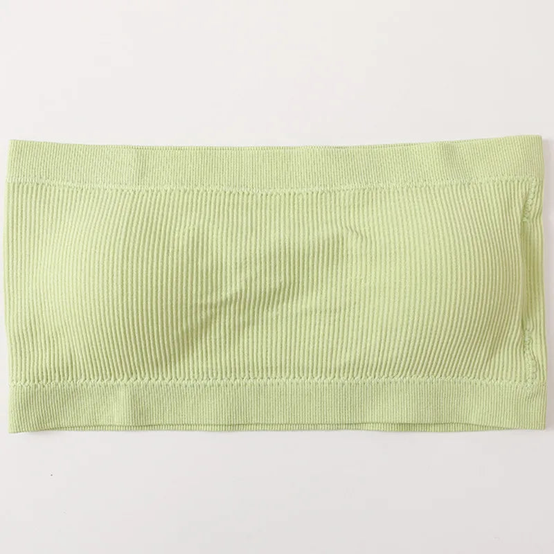 Strapless bandeau top