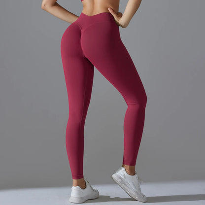Seamless push-up leggings