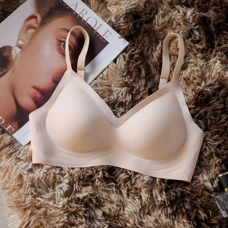 Non-wired push-up bras