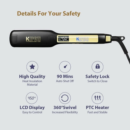 Professional hair straightener
