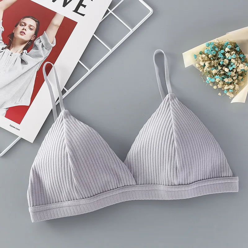 Women's cotton push-up bralette 