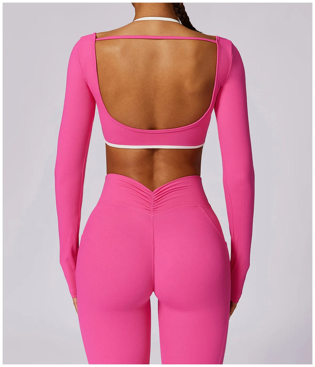 Two-piece outfit - long-sleeved or sleeveless top