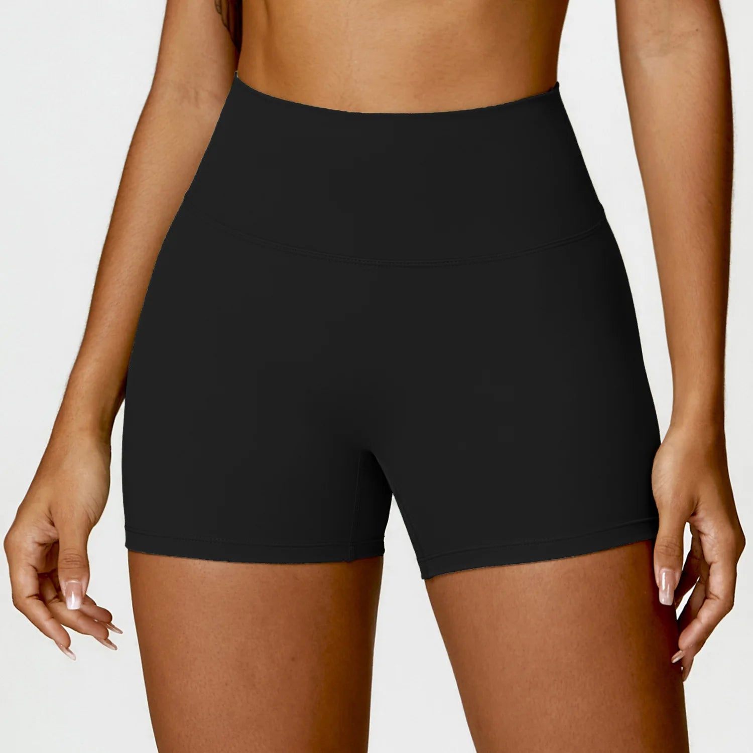 Women's solid color shorts